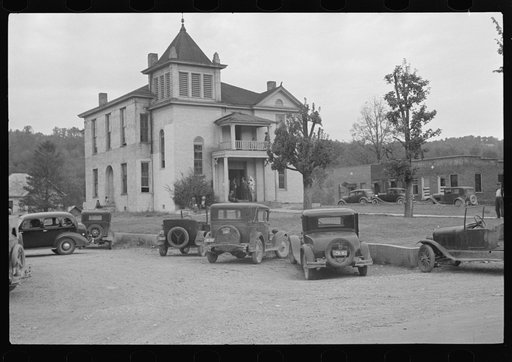County courthouse in Maynardville, Tennessee