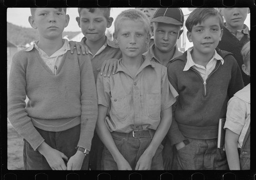 Schoolboys, Red House, West Virginia