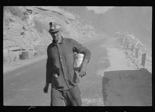 Untitled photo, possibly related to: Freeze Fork, West Virginia. Miner