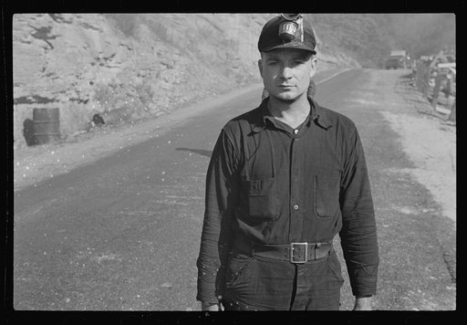 Miner at Freeze Fork, West Virginia