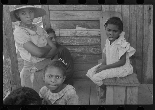 Children of unemployed trapper, Plaquemines Parish, Louisiana