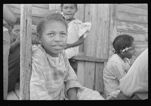 Children of unemployed trapper, Plaquemines Parish, Louisiana