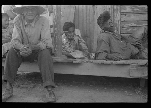 Untitled photo, possibly related to: Children of unemployed trapper, Plaquemines Parish, Louisiana