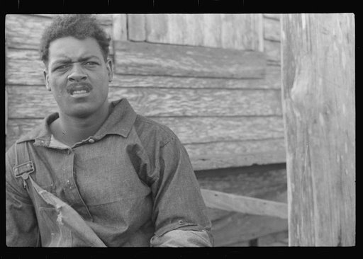 Unemployed trapper, Plaquemines Parish, Louisiana