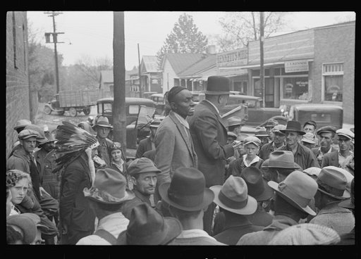 Medicine show, Huntingdon, Tennessee