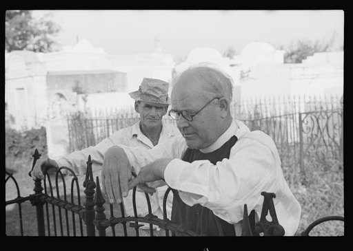 Priest at Pointe a la Hache, Louisiana