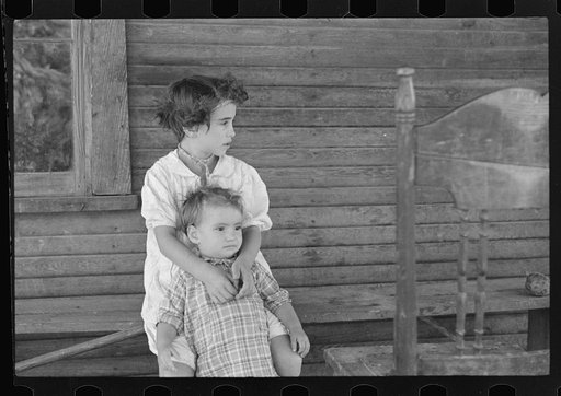 Children of unemployed trapper, Plaquemines Parish, Louisiana
