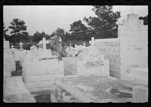 Untitled photo, possibly related to: Italian cemetery, Independence, Louisiana
