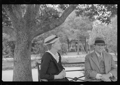 Scene in Jackson Square, New Orleans