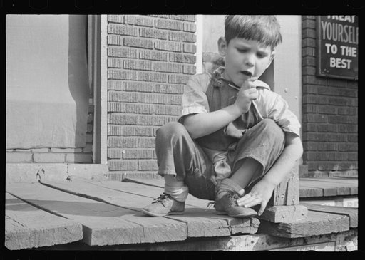 Untitled photo, possibly related to: Young resident of Omar, West Virginia