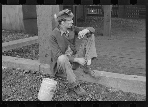Miner working with Consolidated Coal Company, Kentucky
