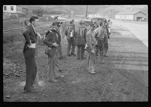 Group of coal miners, Jenkins, Kentucky