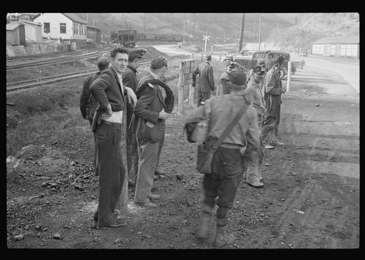Untitled photo, possibly related to: Group of coal miners, Jenkins, Kentucky