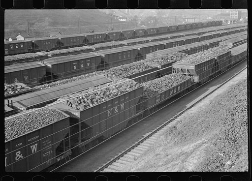 Railroad yard at Williamson, West Virginia