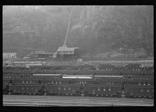 Railroad yard at Williamson, West Virginia