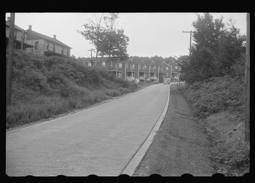 Untitled photo, possibly related to: Houses in Nanty Glo, Pennsylvania