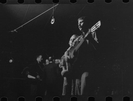 Untitled photo, possibly related to: Child musicians at Asheville, North Carolina