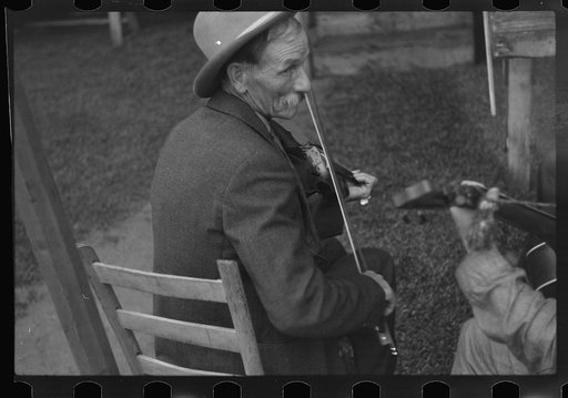 Fiddlin' Bill Hensley. Asheville, North Carolina