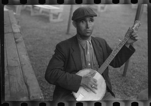 Untitled photo, possibly related to: Jeeter Gentry, Elmer Thompson and Fiddlin' Bill Hensley, Asheville, North Carolina