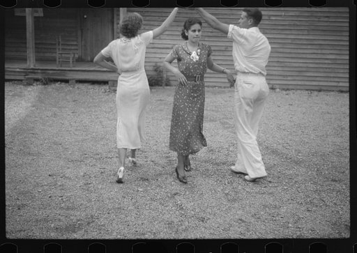 Untitled photo, possibly related to: Dancers taught by Leonard Kirk, Cumberland Homesteads, Crossville, Tennessee