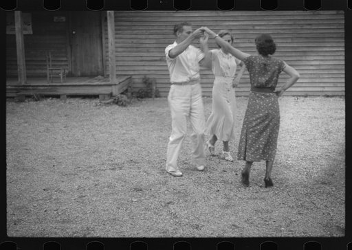 Untitled photo, possibly related to: Dancers taught by Leonard Kirk, Cumberland Homesteads, Crossville, Tennessee