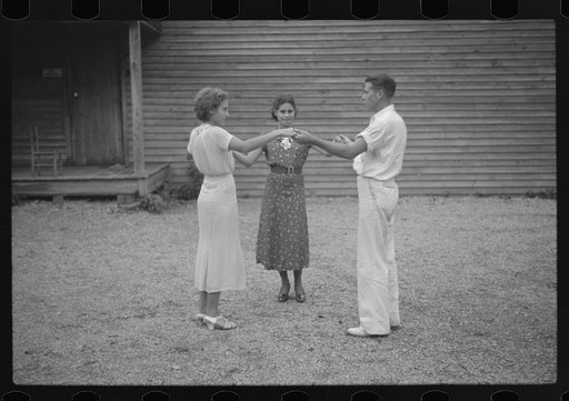 Untitled photo, possibly related to: Dancers taught by Leonard Kirk, Cumberland Homesteads, Crossville, Tennessee