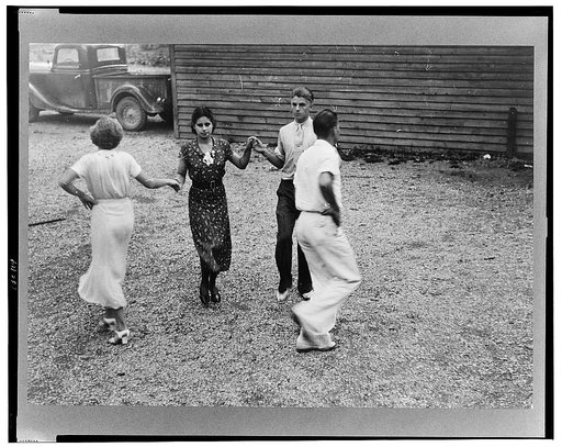 Dancers taught by Leonard Kirk, Cumberland Homesteads, Crossville, Tennessee