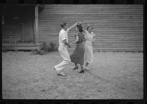 Untitled photo, possibly related to: Dancers taught by Leonard Kirk, Cumberland Homesteads, Crossville, Tennessee