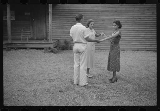 Untitled photo, possibly related to: Dancers taught by Leonard Kirk, Cumberland Homesteads, Crossville, Tennessee
