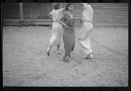 Untitled photo, possibly related to: Dancers taught by Leonard Kirk, Cumberland Homesteads, Crossville, Tennessee