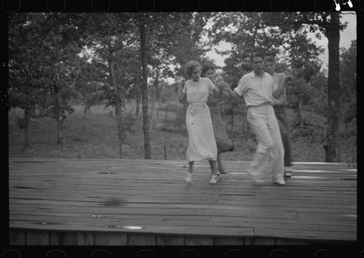 Untitled photo, possibly related to: Dancers taught by Leonard Kirk, Cumberland Homesteads, Crossville, Tennessee