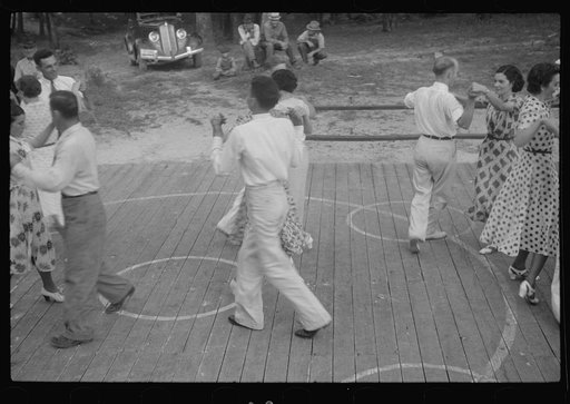 Untitled photo, possibly related to: Square dance, Skyline Farms, Alabama