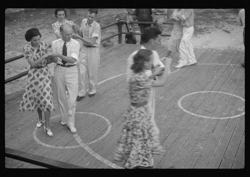 Untitled photo, possibly related to: Square dance, Skyline Farms, Alabama