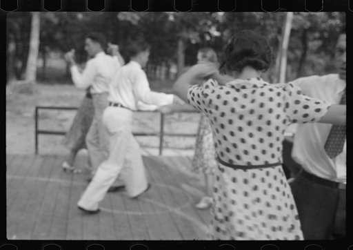 Untitled photo, possibly related to: Square dance, Skyline Farms, Alabama