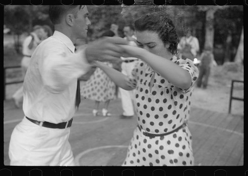 Untitled photo, possibly related to: Square dance, Skyline Farms, Alabama