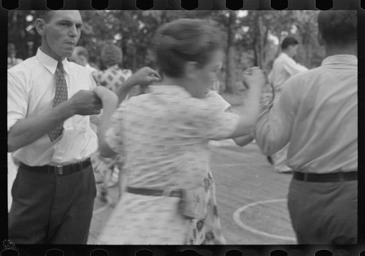 Untitled photo, possibly related to: Square dance, Skyline Farms, Alabama