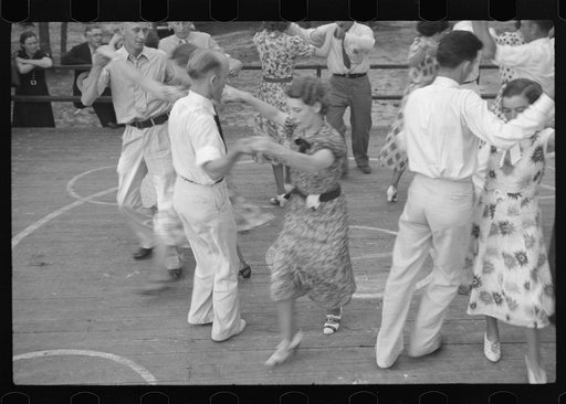 Untitled photo, possibly related to: Square dance, Skyline Farms, Alabama