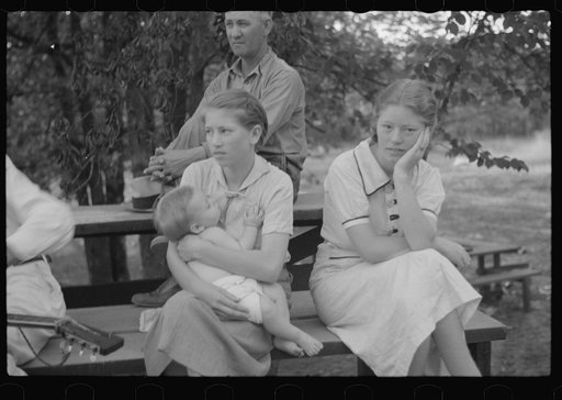 Untitled photo, possibly related to: Audience at square dance, Skyline Farms, Alabama