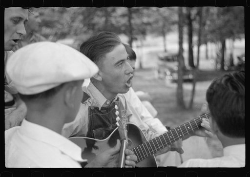 Music for square dance, Skyline Farms, Alabama
