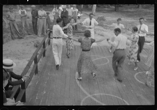 Untitled photo, possibly related to: Square dance, Skyline Farms, Alabama
