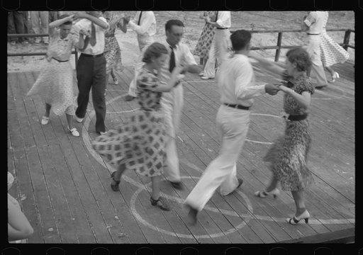 Untitled photo, possibly related to: Square dance, Skyline Farms, Alabama