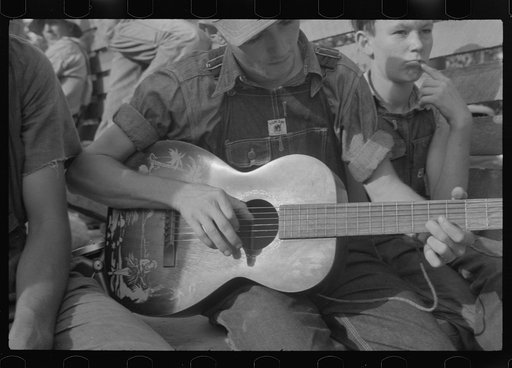 Young musicians at Skyline Farms, Alabama