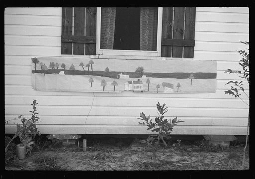 Untitled photo, possibly related to: Painting by one of the children at Penderlea Homesteads, North Carolina