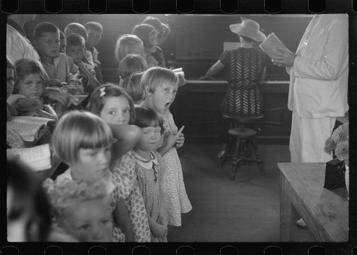 Sunday school, Penderlea Homesteads, North Carolina
