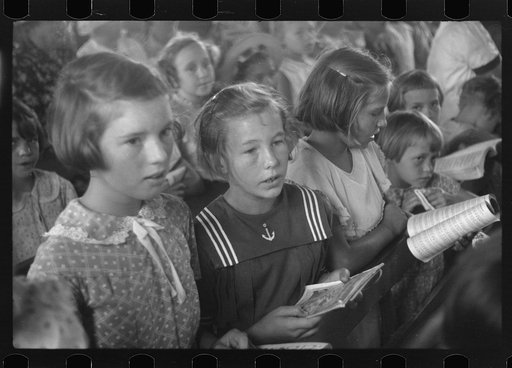 Sunday school, Penderlea Homesteads, North Carolina