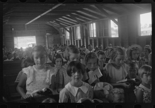 Sunday school, Penderlea Homesteads, North Carolina
