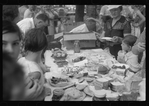 Untitled photo, possibly related to: Sunday school picnic, Penderlea Homesteads, North Carolina