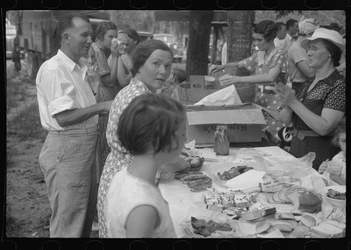 Sunday school picnic, Penderlea Homesteads, North Carolina