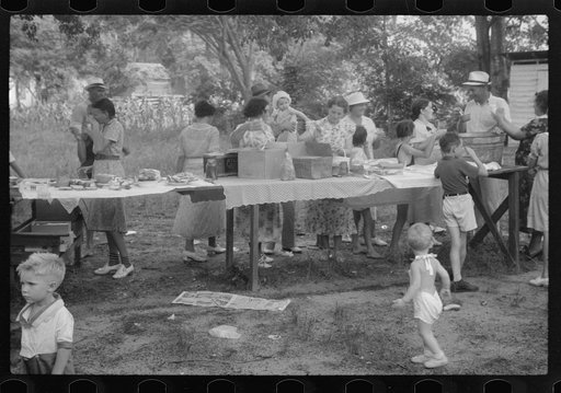 Untitled photo, possibly related to: Sunday school picnic, Penderlea Homesteads, North Carolina