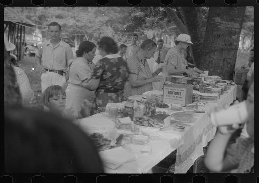 Untitled photo, possibly related to: Sunday school picnic, Penderlea Homesteads, North Carolina